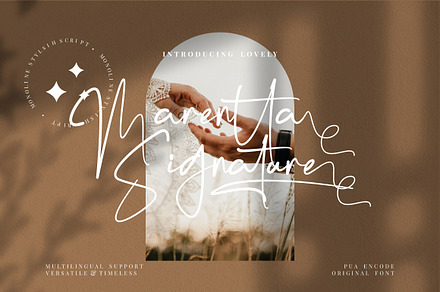 Marentta Signature Business Font