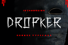 Dropker font