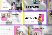 Arteach Education Presentation Temp, a Presentation Template by Analogous Temp (Thumbnail 1 of 5)