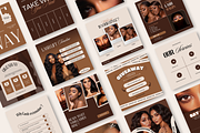 Brown Lash artist Instagram Template, a Social Media Template by My Template Studio (Thumbnail 8 of 18)