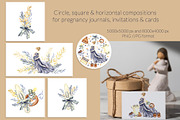 Baby Shower Watercolor Collection, a Decorative Illustration by WatercolorElena (Thumbnail 5 of 12)