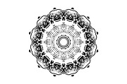 Ornamental Black White Mandala Pack, a Decorative Illustration by NJ Himel (Thumbnail 12 of 103)