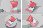 Rectangular Sachet Mockups, a Packaging Mockup by megostudi0 (Thumbnail 1 of 6)