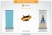 Rollup Banner Mockup, an Advertising Mockup by Plus Media (Thumbnail 2 of 5)