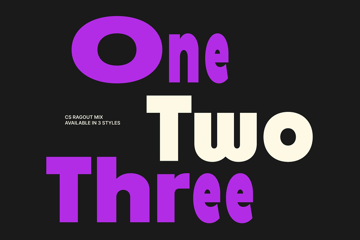 CS Ragout Mix, a Sans Serif Font by Craft Supply Co. (Photo 2 of 8)