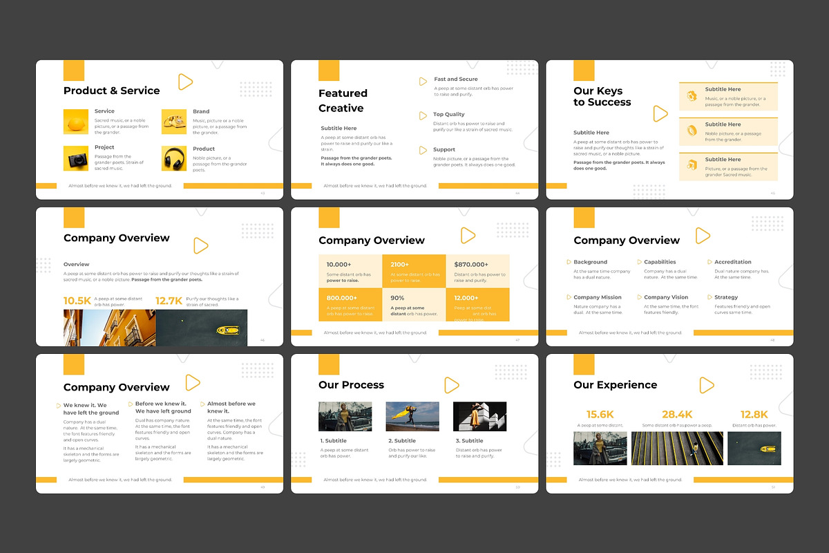 Business Plan -Presentation Template, a Presentation Template by MNML Agency (Photo 10 of 34)