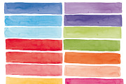 Watercolor Stripes, an Illustration by swiejko (Thumbnail 2 of 2)