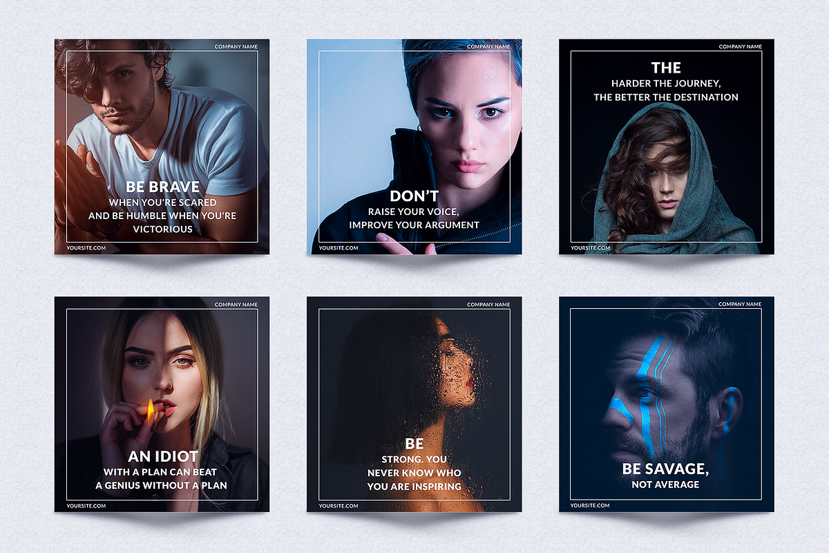 Instagram Inspirational Quote Bundle, a Social Media Template by Jaisivakumar (Photo 4 of 9)