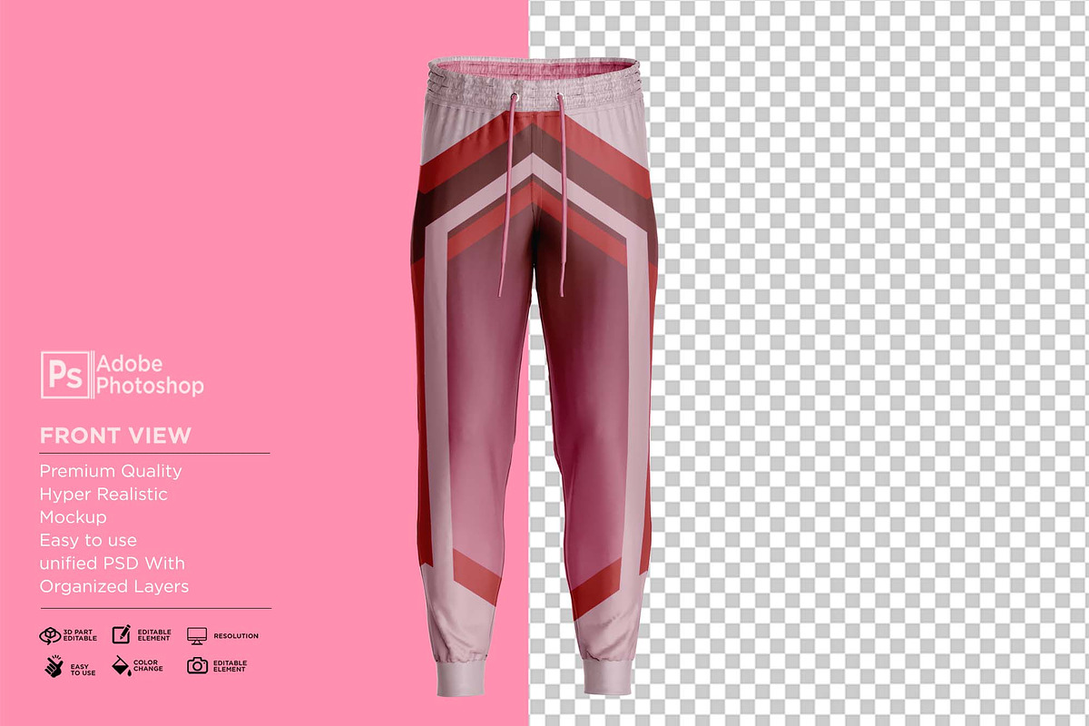 Men's Sport Pants Mockup, a Hoody Mockup by Nanggroe Scripting (Photo 3 of 9)