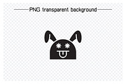 Rabbit Emojis Vector Set, an Animal Illustration by Designfour (Thumbnail 2 of 7)
