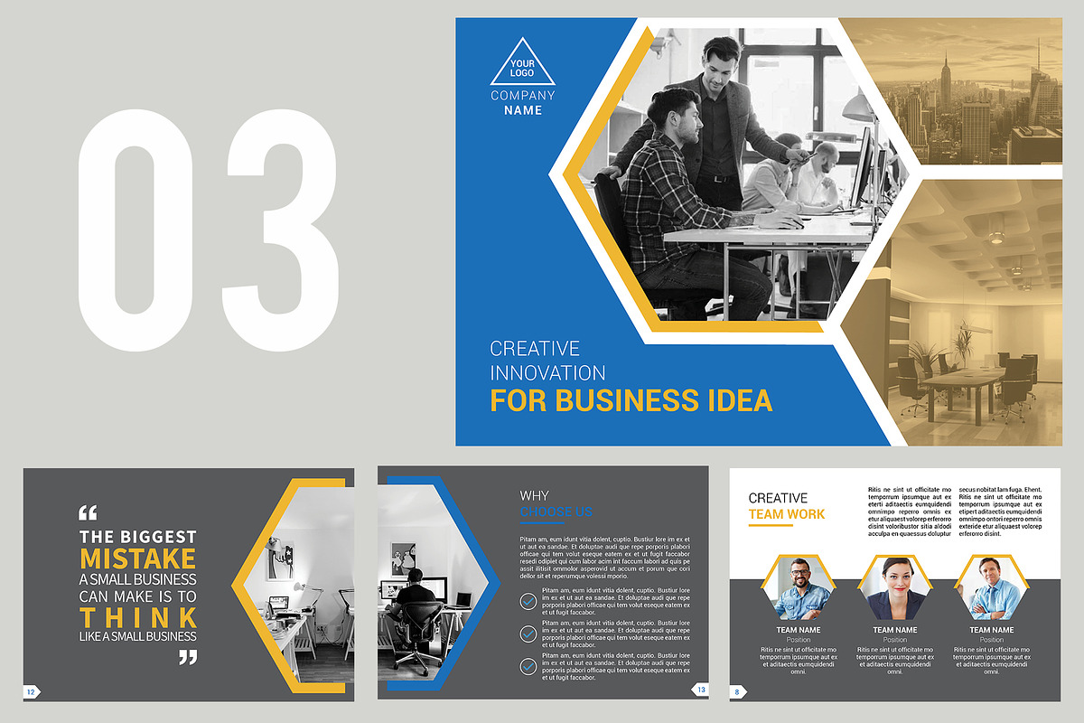 A5 Template Bundle, a Brochure Template by BoriesBechker (Photo 4 of 6)