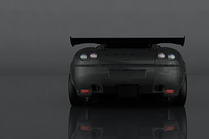 Ascari KZ1R Low-poly 3d Model Ready