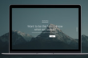 Bootstrap 4 Coming Soon Template, a Landing Page Template by Medialoot (Thumbnail 2 of 4)