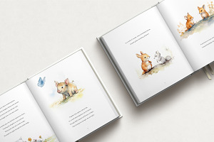 Minimal Children's Book Template