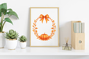 Coquette Fall Autumn Halloween Frame, an Illustration by Canvas Craft (Thumbnail 6 of 7)