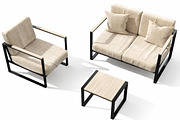 Balcony B - Timber and Steel, a Furniture 3D Model by 3DCargo (Thumbnail 3 of 7)