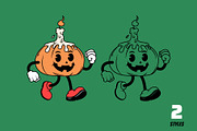 Fright Night Fun Halloween Character, a Seasonal Illustration by Sandypramana (Thumbnail 2 of 11)