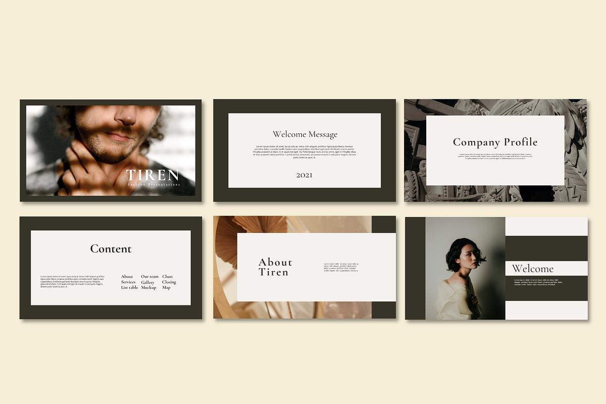 Tiren Minimal - Powerpoint Template