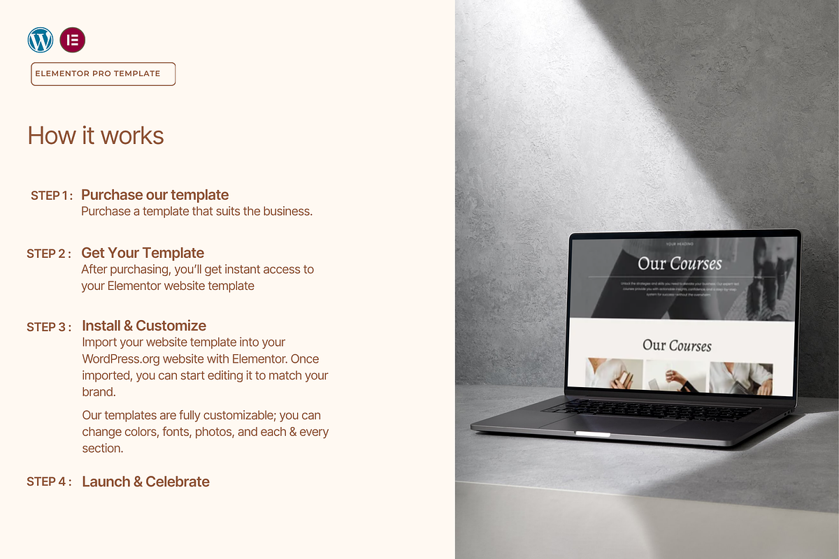 Social media coach website Template, a WordPress Template by Web Template Market (Photo 5 of 9)