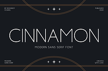Cinnamon - Advertisement Font
