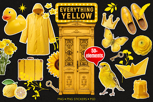 Everything Yellow Clipart Collection