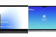 Laptop Macbook Screen Mockup Bundle, a Mac Mockup by graphypix (Thumbnail 4 of 14)