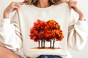 Watercolor Autumn Tree PNG Clipart, a Seasonal Illustration by designcity5 (Thumbnail 5 of 5)
