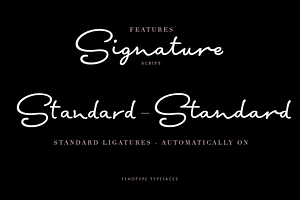 Signature Script Intro Sale