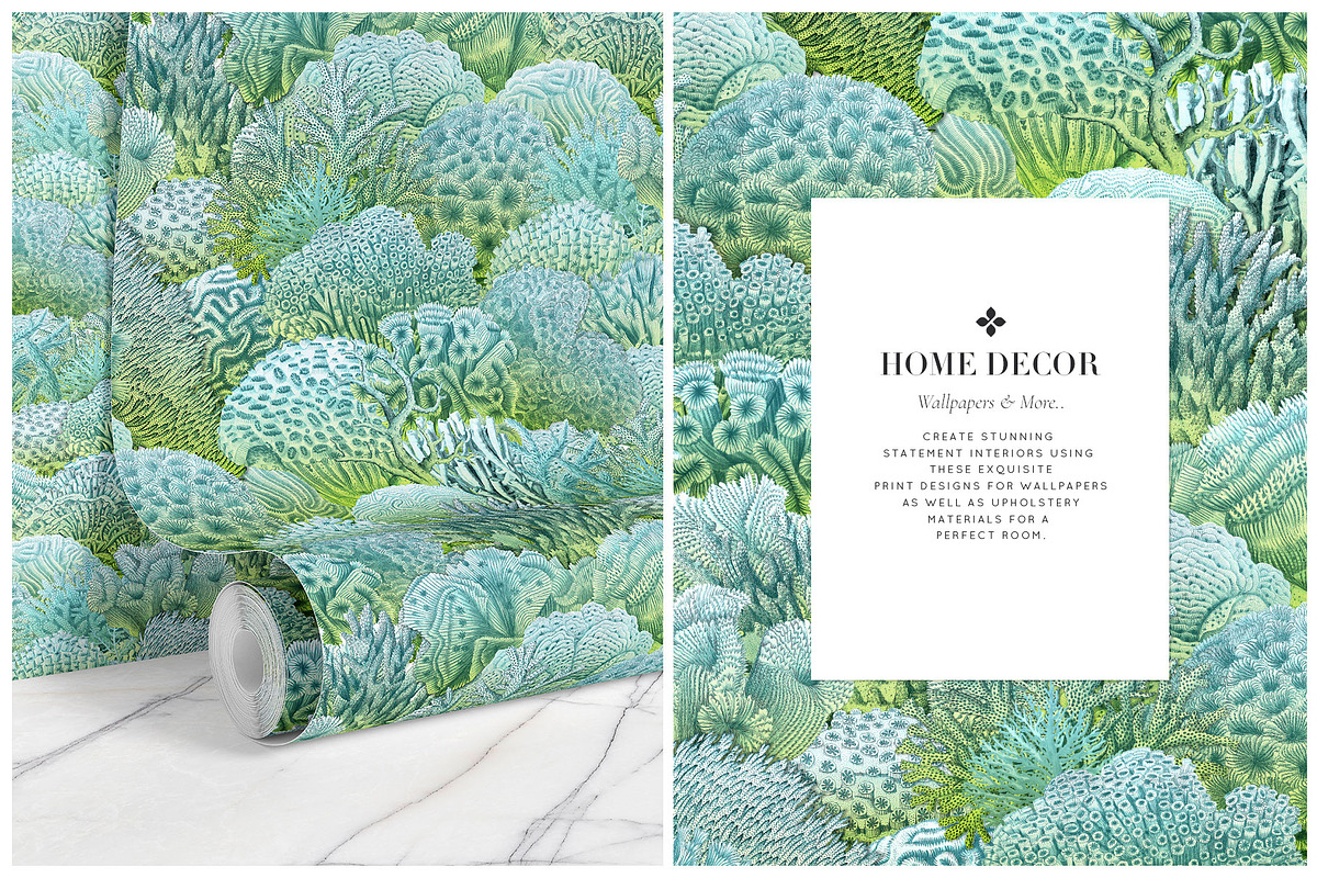 Pelagia, Luxury Coral reef Prints++, a Pattern Graphic by Pink Linen (Photo 12 of 15)