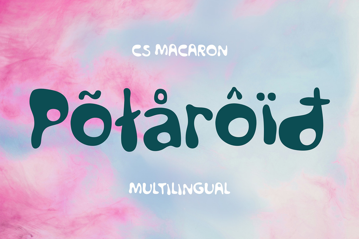 CS Macaron – Bubble Font, a Sans Serif Font by Craft Supply Co. (Photo 6 of 8)