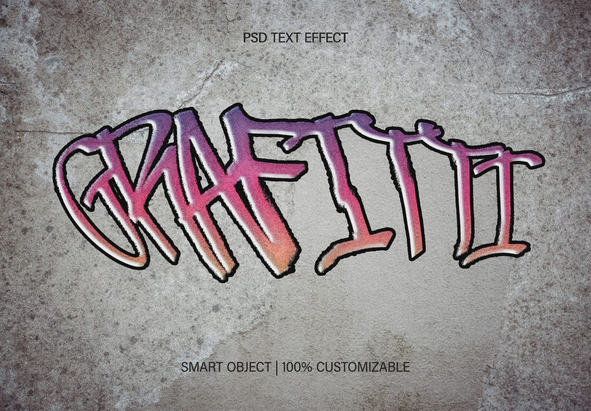 Grafitti Text Effect, a Graphic by wavebreak