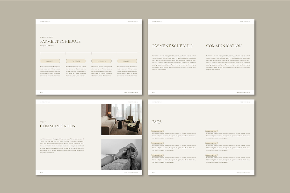 Project Proposal Template, a Presentation Template by Studio_Evergreen (Photo 5 of 9)