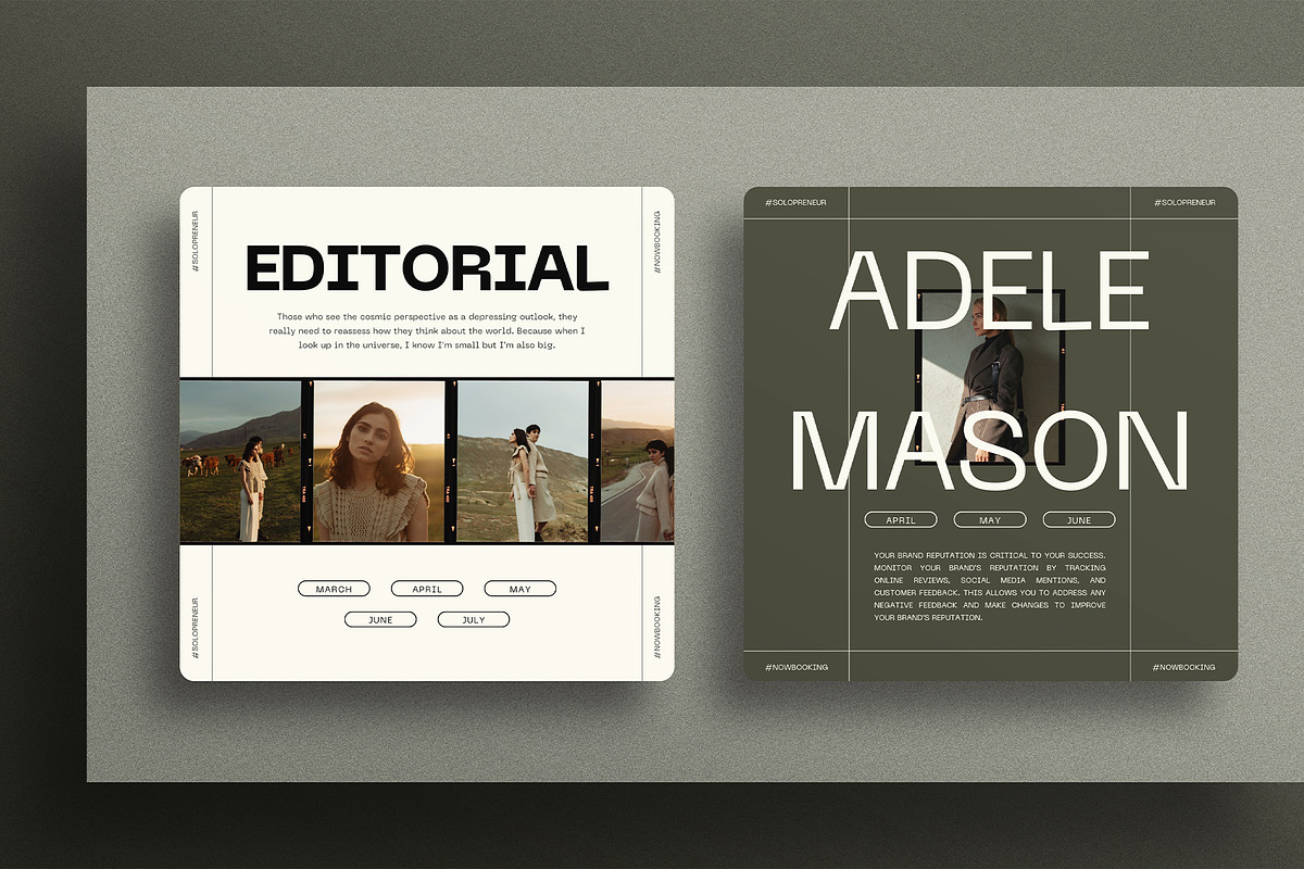 Grace - Aesthetic Social Media Pack, a Social Media Template by SilverStag Type Foundry (Photo 38 of 38)