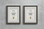 A4 Passe-partout Certificate Mockup, an Advertising Mockup by DesignRushMarket (Thumbnail 6 of 13)
