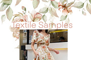 Watercolor peony roses pattern set, a Decorative Illustration by Edith’s World (Thumbnail 10 of 13)