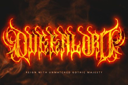 Queenlord,, a Blackletter Font by Letterara