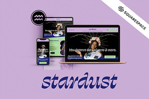 Stardust Squarespace Site Template