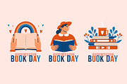World Book Day. Vector collection, an Education Illustration by Renberrry.Store (Thumbnail 9 of 12)