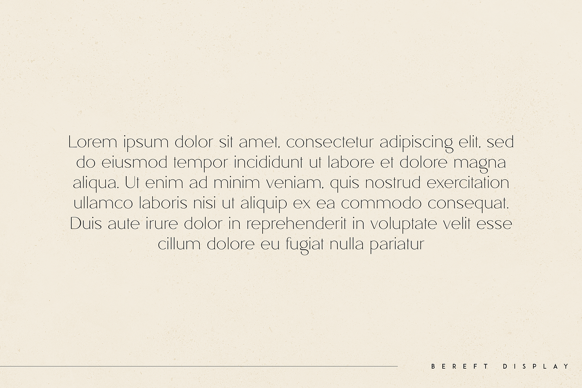 Bereft - Display Typeface, a Font by Only Fonts (Photo 7 of 10)