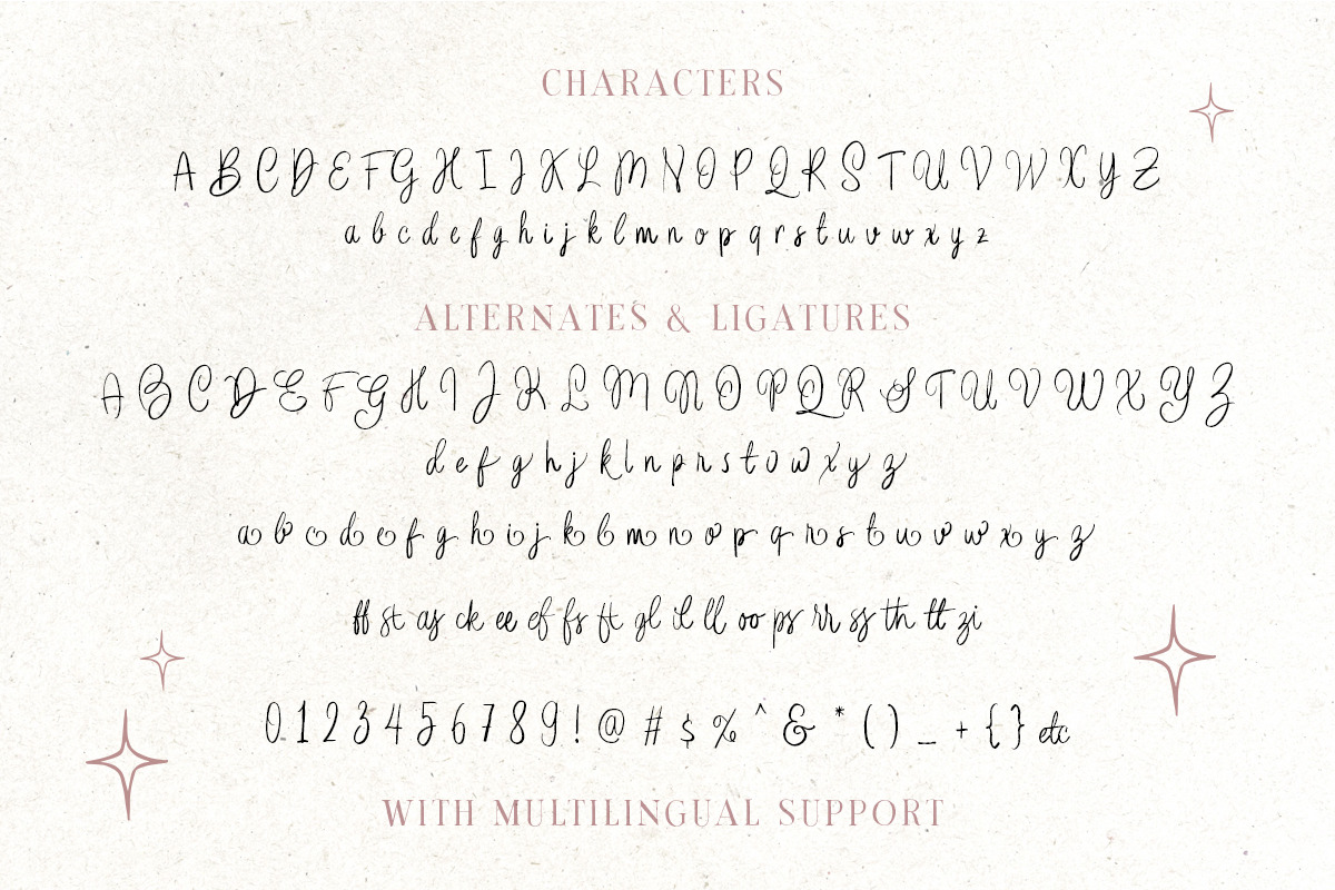 Wedding Letter Handwriting +Doodles, a Handwritten Font by Letterhend Studio (Photo 6 of 9)