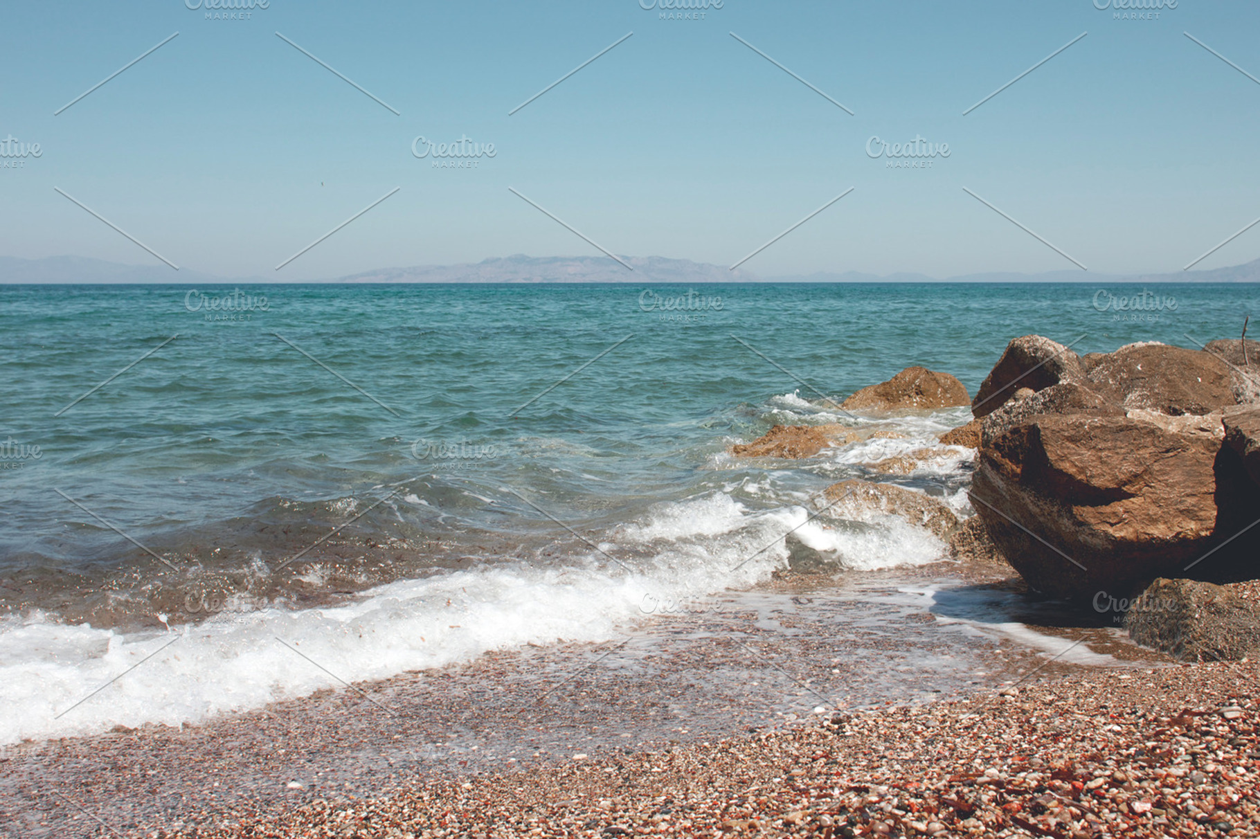 Crete beach featuring greece, beach, and sea, a Nature Photo by stellarshots