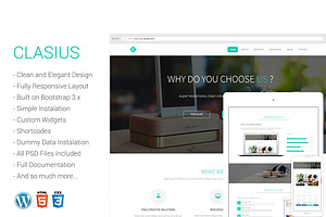 Clasius - Creative Agency Wordpress