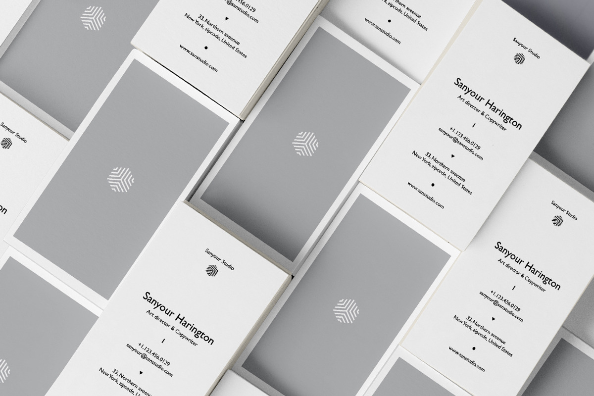 Elegant minimal business card, a Business Card Template by GraphicsEgg (Photo 4 of 4)