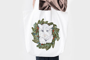 Tiger Christmas Wreath Watercolour, an Illustration by PawGraphic (Thumbnail 8 of 12)