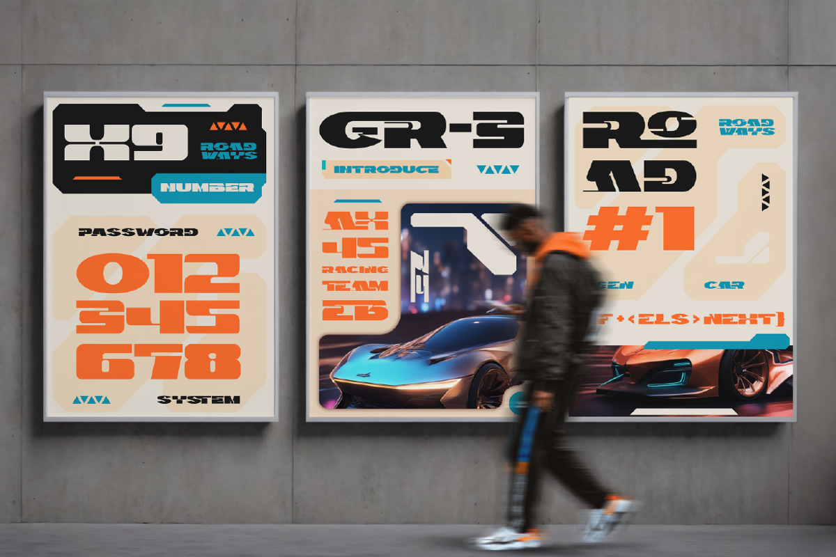 Roadways, a Slab Serif Font by Burntilldead (Photo 5 of 12)