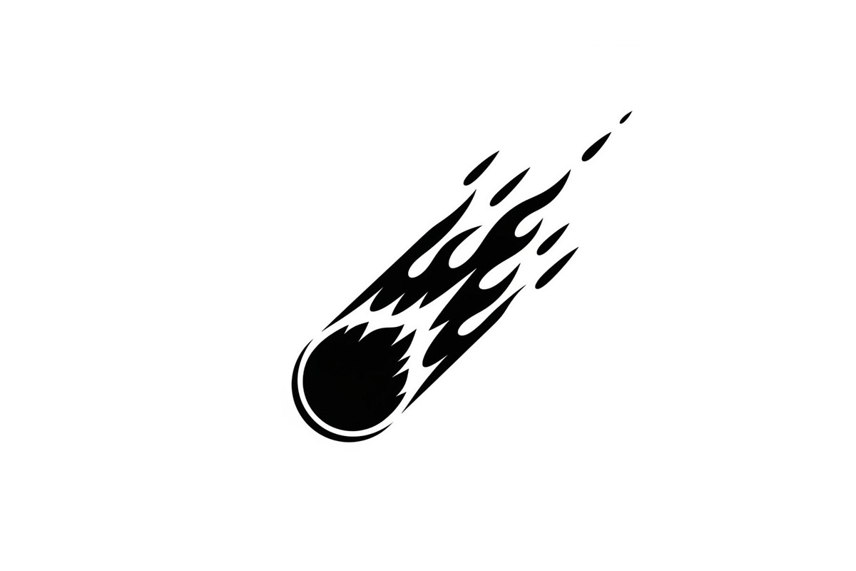 Fire Meteor Comet Silhouette Bundle, an Illustration by Designs_River (Photo 14 of 51)