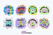 Cloudy Cartoon Characters, an Illustration by The Isian (Thumbnail 7 of 16)