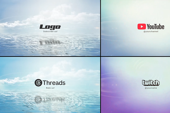 Clean Logo Water For After Effects preview 2