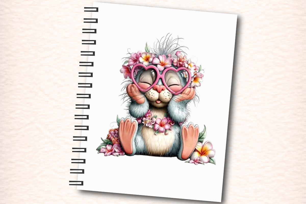 Whimsical Summer Seal Clipart Bundle, an Illustration by Digital Artistic99 (Photo 6 of 11)