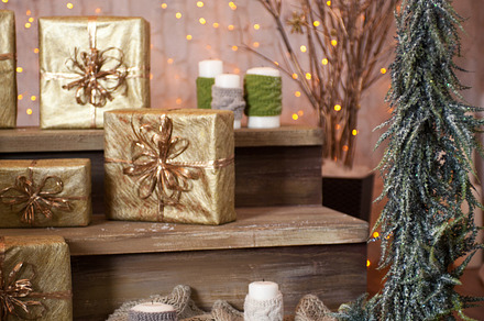 Beautiful christmas decoration stock photo containing tree and xmas